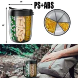 Compartment Pill Organizer Cup with Wrist Strap — view 2