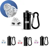 Filtered Earplugs with Clip-On Aluminum Case
