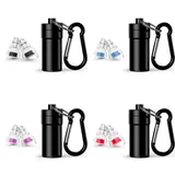 Filtered Earplugs with Clip-On Aluminum Case — view 3