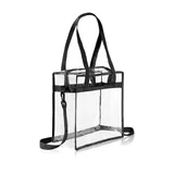 Clear Zippered Tote with Adjustable Strap — view 3