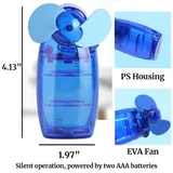 Mini Battery Fan with Soft EVA Blades — view 2