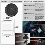 Wireless Speaker with Magnetic Phone Stand — view 2