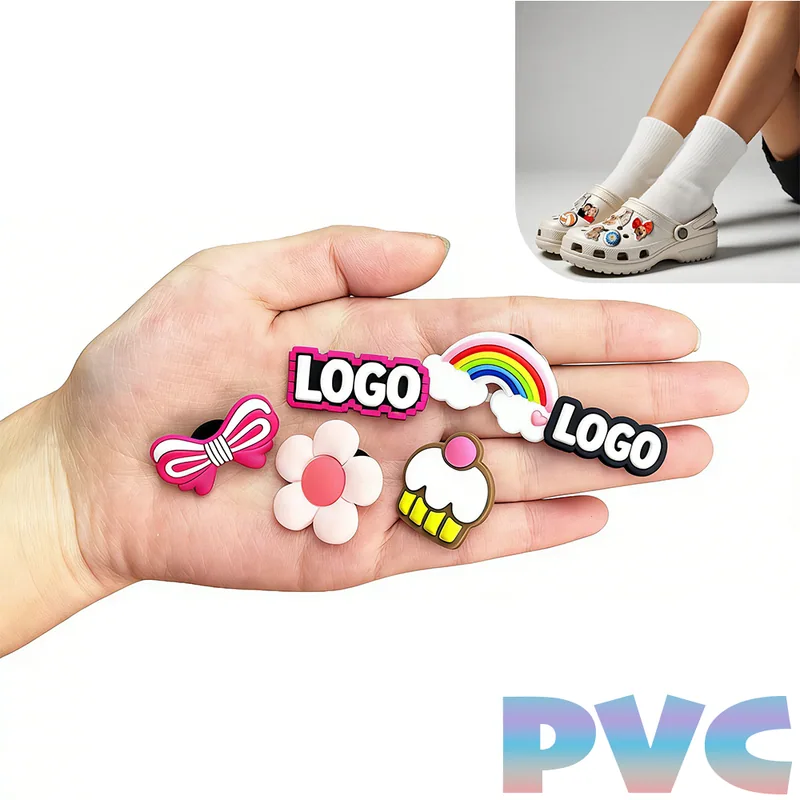 1-Inch PVC Clog Shoe Charm