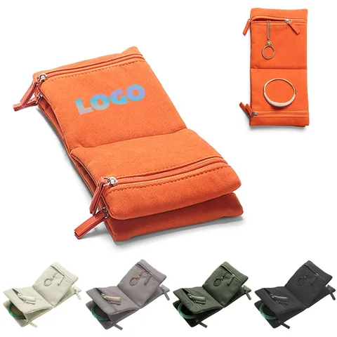 Folding Velvet Jewelry Organizer
