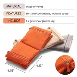 Folding Velvet Jewelry Organizer — view 2