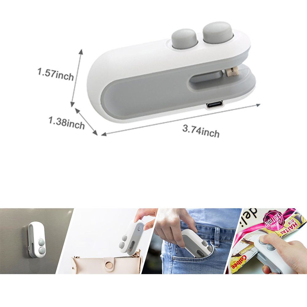 Mini USB-C Rechargeable Magnetic Bag Sealer — view 2