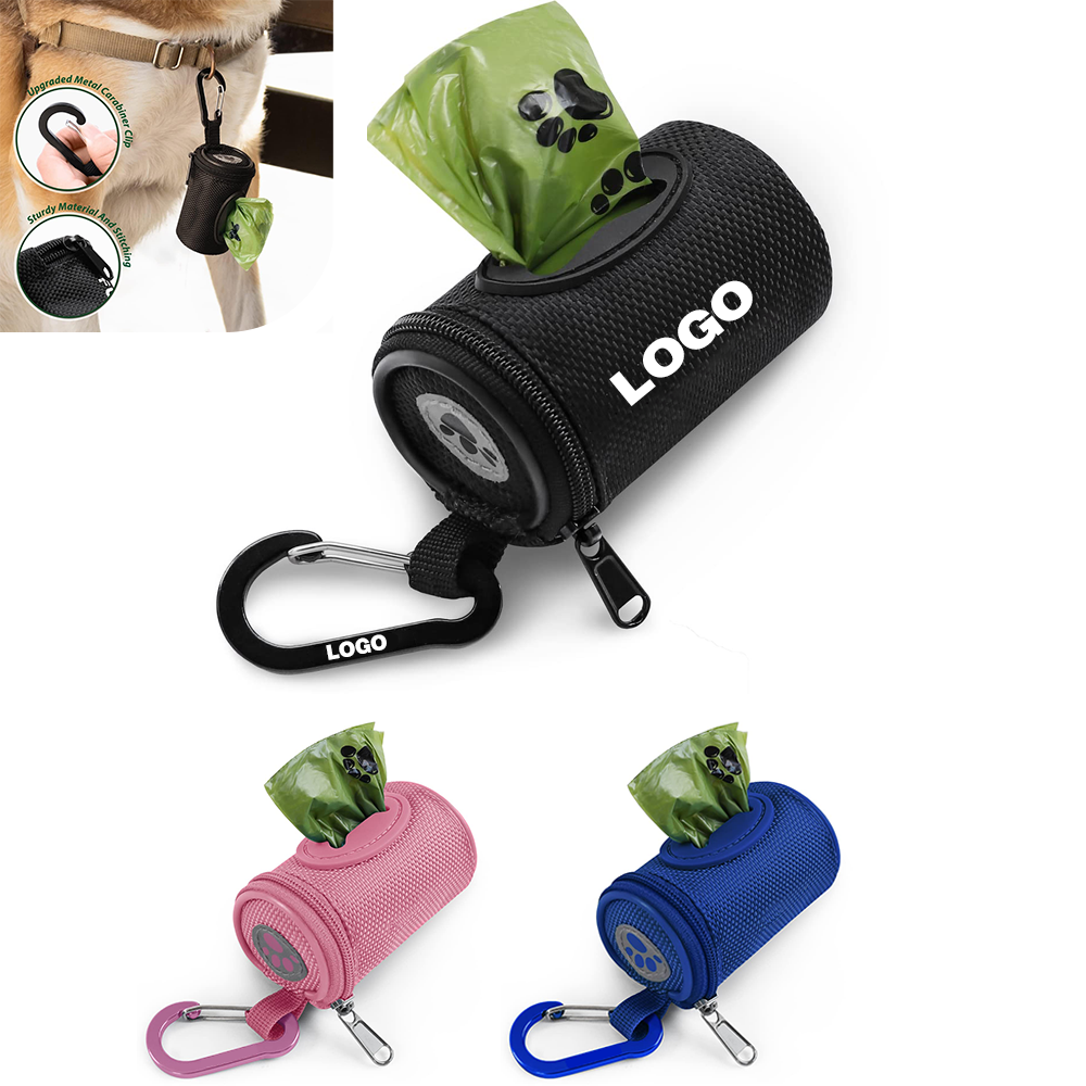 3-inch Reusable Fabric Dog Waste Bag Dispenser