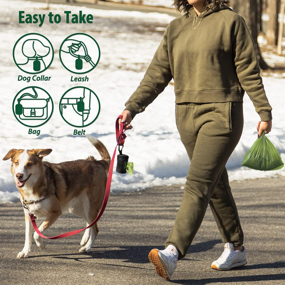 3-inch Reusable Fabric Dog Waste Bag Dispenser — view 3