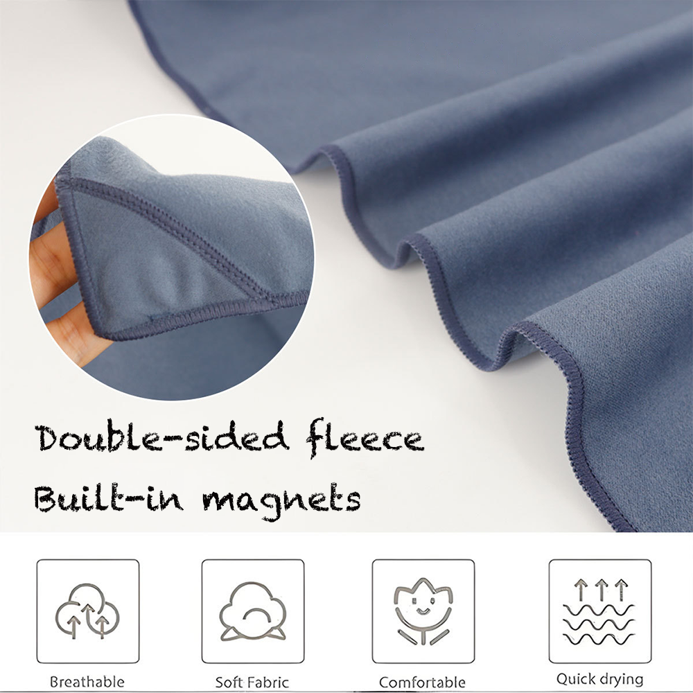 75-inch Quick-Dry Magnetic Double-Sided Fleece Towel — view 3