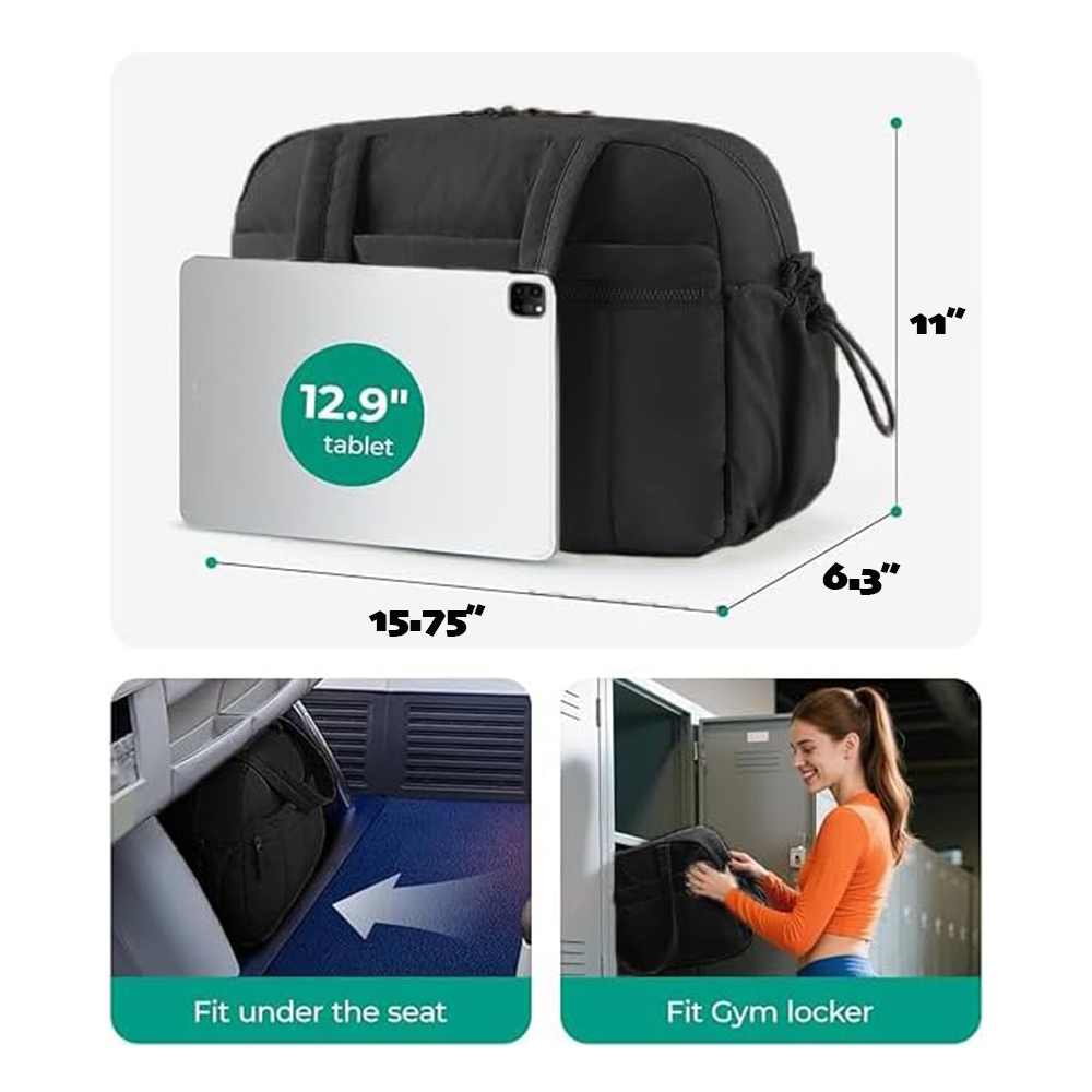 16-inch Multi-Pocket Fabric Duffle Bag — view 2