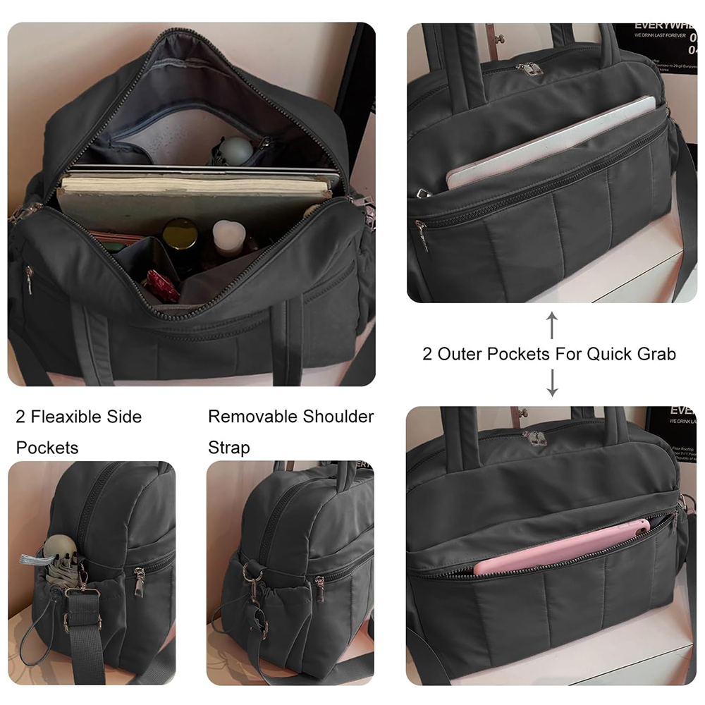 16-inch Multi-Pocket Fabric Duffle Bag — view 3
