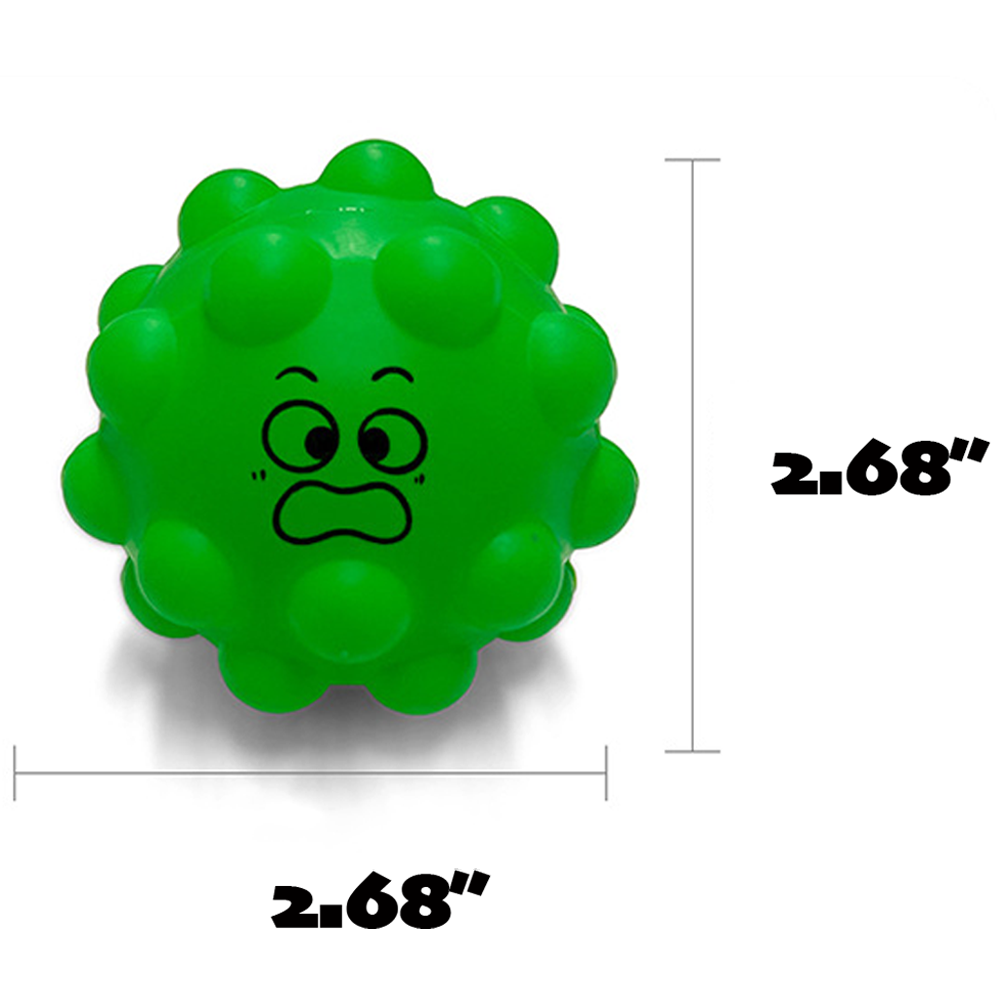 Bubble-Texture Silicone Stress Relief Sensory Ball — view 2