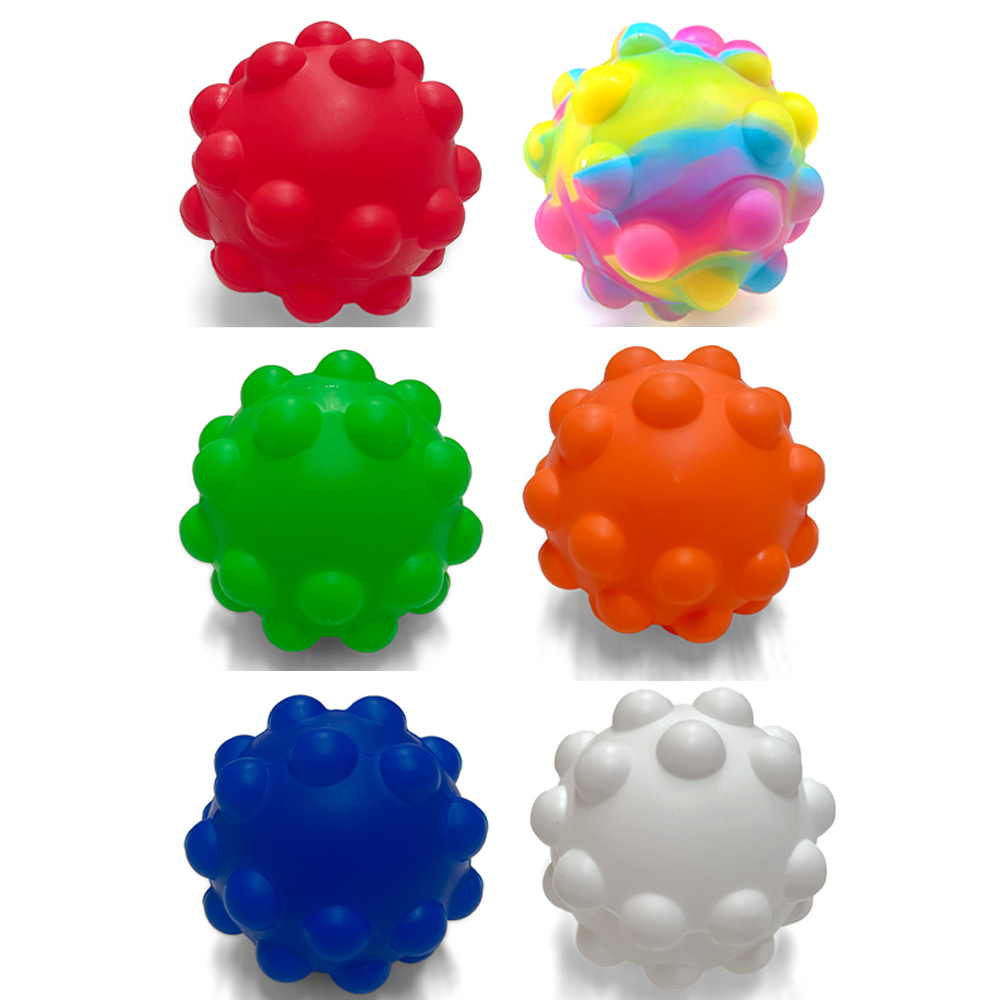 Bubble-Texture Silicone Stress Relief Sensory Ball — view 3