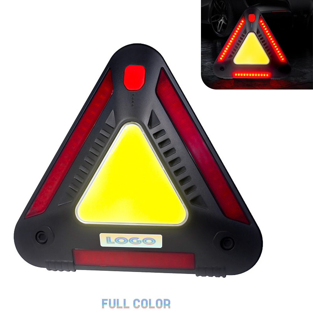 Portable High-Visibility Multi-Mode LED Hazard Triangle Light
