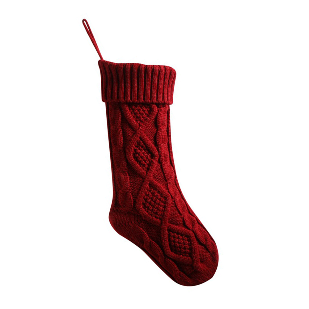 18-inch Custom Knit Christmas Stocking — view 3