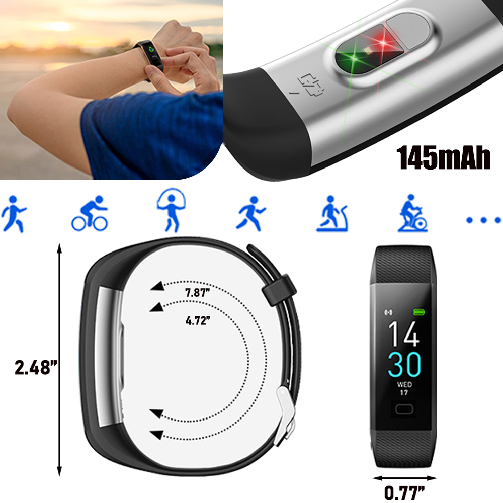 AMOLED Activity, Sleep & Fitness Tracker Watch — view 2